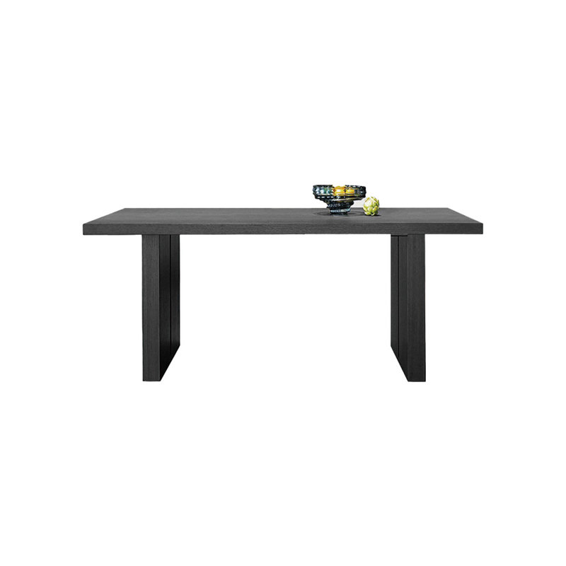 Solid wood thick dining table, 29.52"H x 55.11"L x 27.55"W