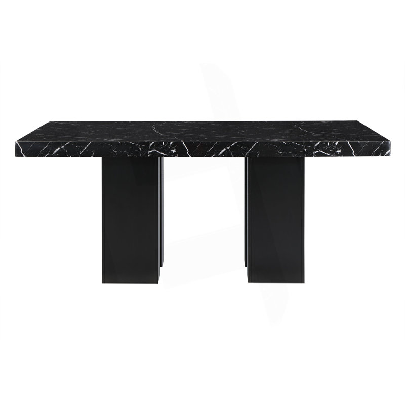 Dining Table With Double Pedestal Base
