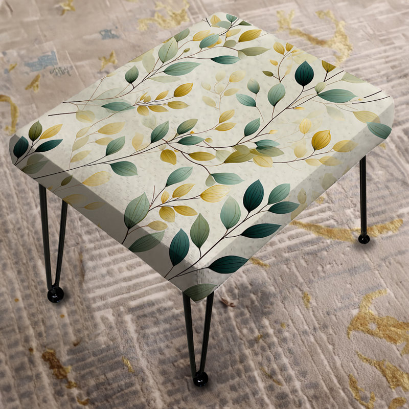 Minimalist Botanicals I - Botanical Rectangle Ottoman