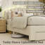 Grand lit plateforme tapissier Teddy-2131167595