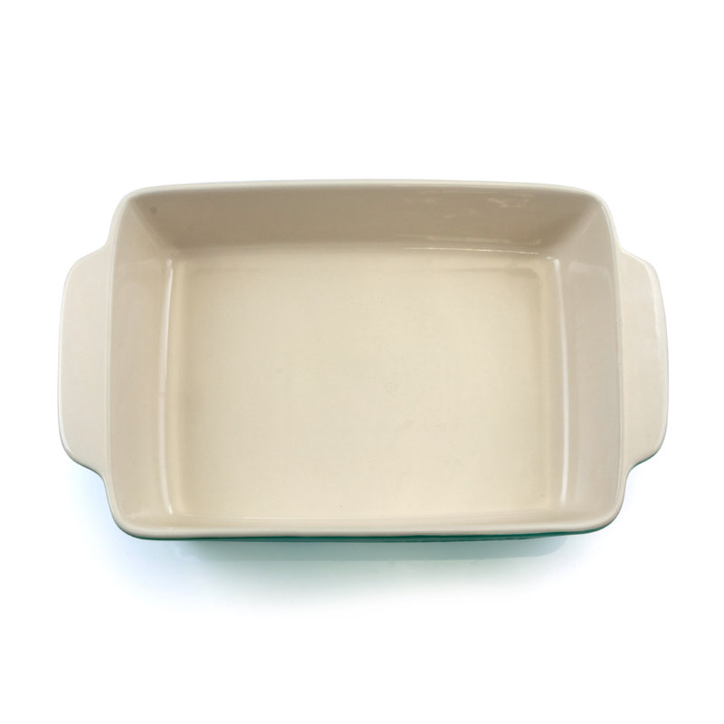 Teal Gradient Ceramic Rectangular Bake Pan, 16.25"