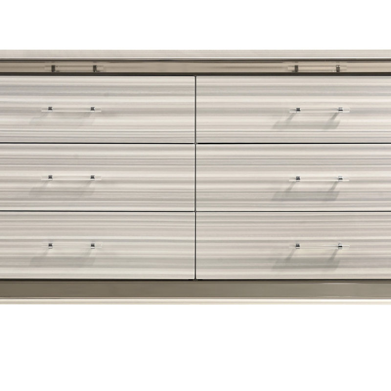 Vaisselier blanc Star (commode