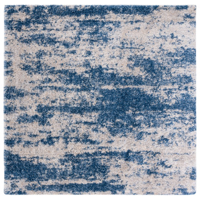 Mercurio Abstract Beige/Blue Area Rug