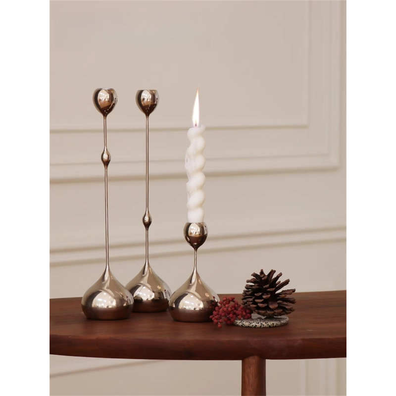 13.78'' H Metal Tabletop Candlestick