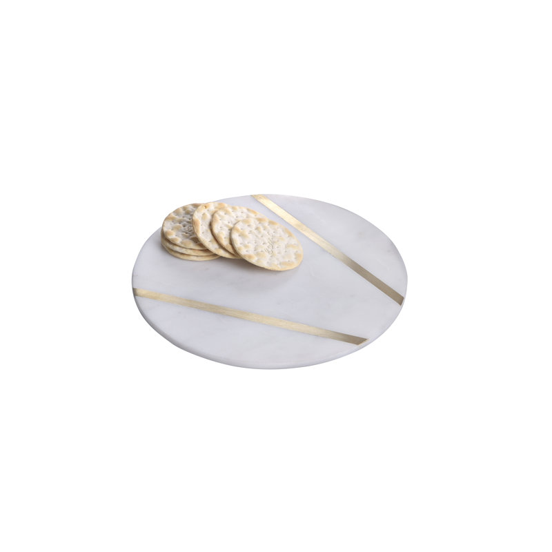 Assiette décorative en marbre Wycomb, Petit (0,5' ' H x 8' ' W x 8' ' D)