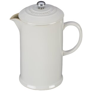 1L Stainless Steel Plunger Coffee Pot 51oz Manual Double Walled Insulated  Teapot