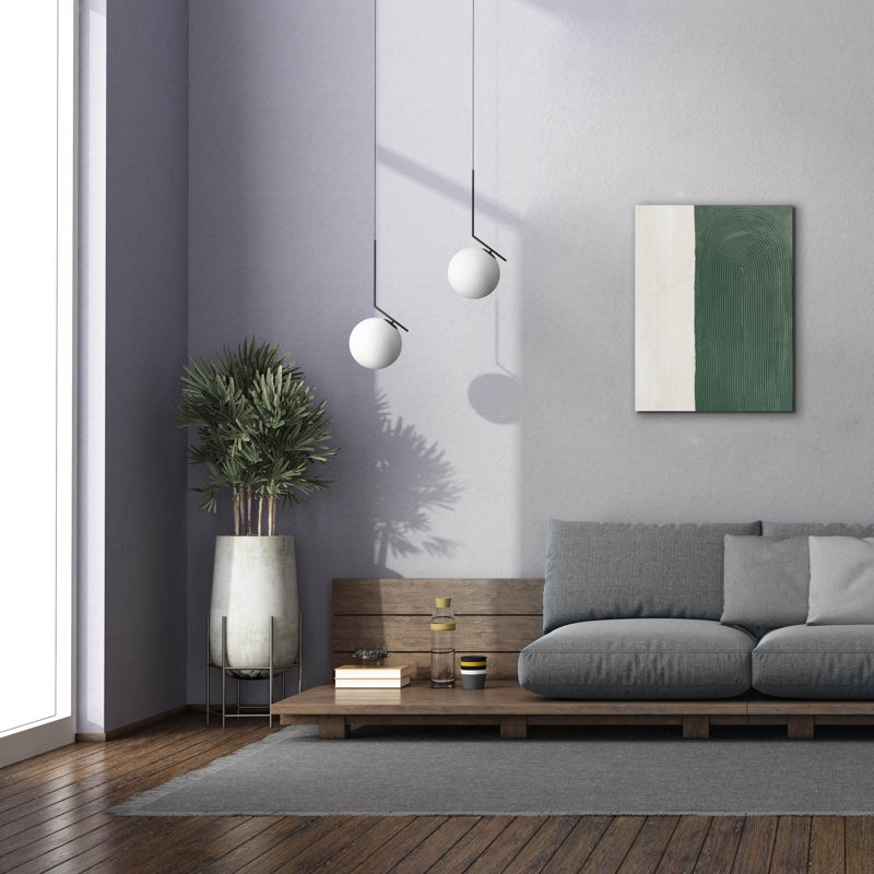 Toile épique Graffiti «Abstract Fields 1» par Sarah Adams, 26 po x 34 po