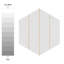 Carreau de porcelaine à motif hexagonal 9 po x 10 po Portas Savona-47971409