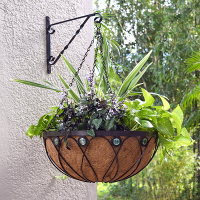Pot à fleurs suspendu en métal Rodden