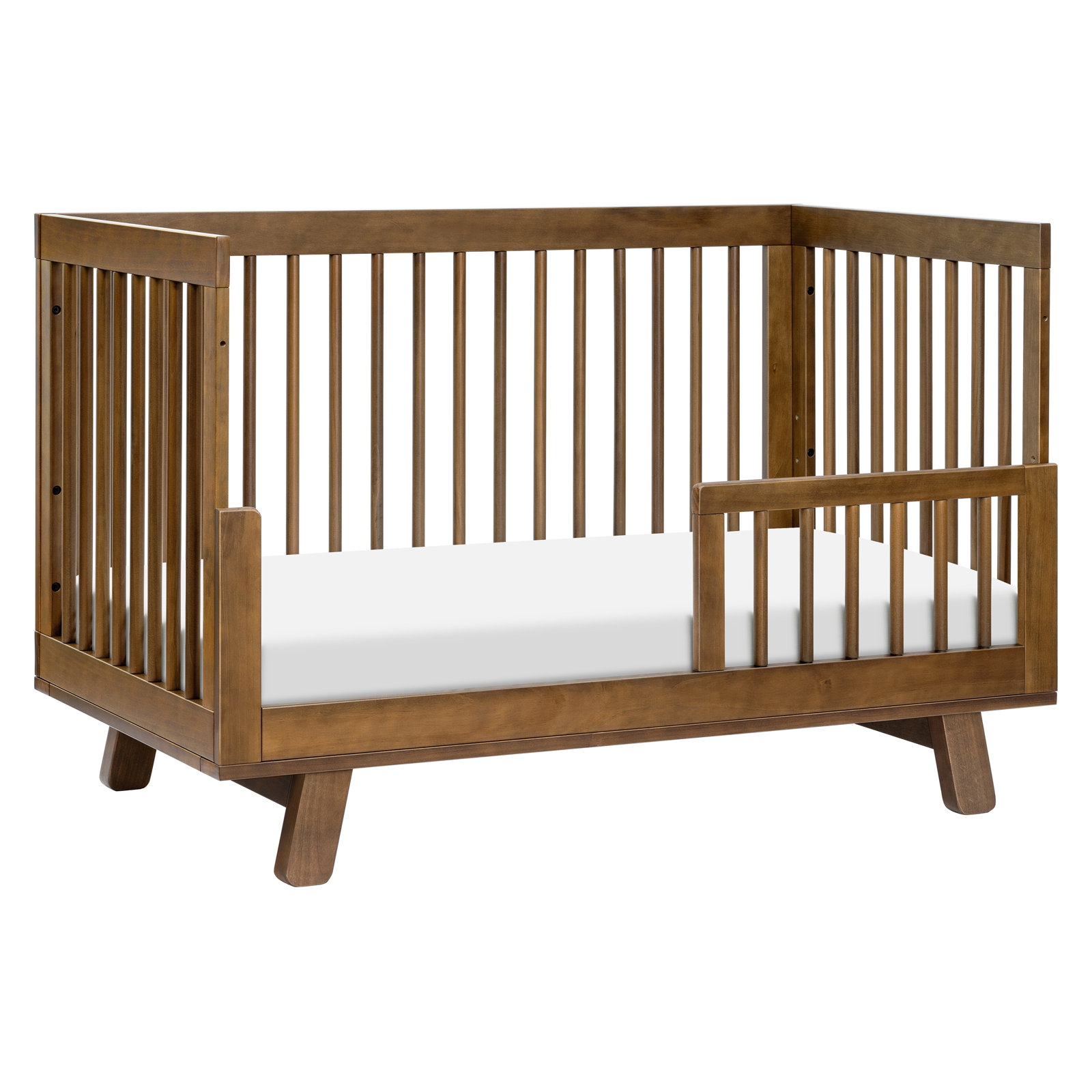 Hudson 3-in-1 Convertible Crib, Natural Walnut