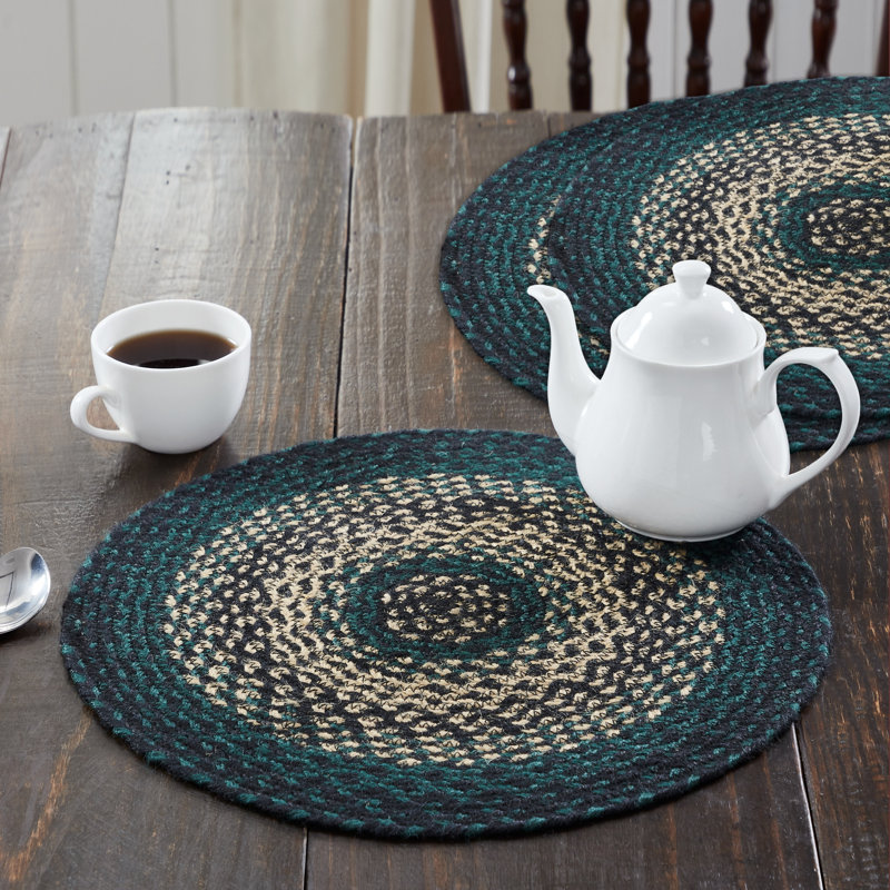 Dessous-plats en jute Pine Grove, lot de 3, 15 pouces