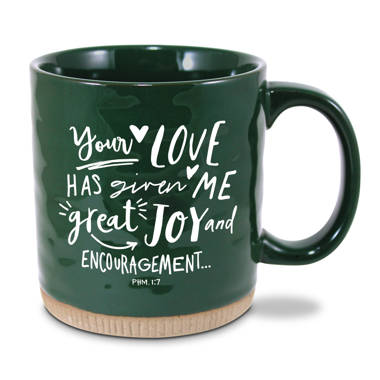 5 Be Happy Hello Choose Joy Shine Bright Stoneware Coffee Mugs, Set of 4 -  Drinkware - Melrose