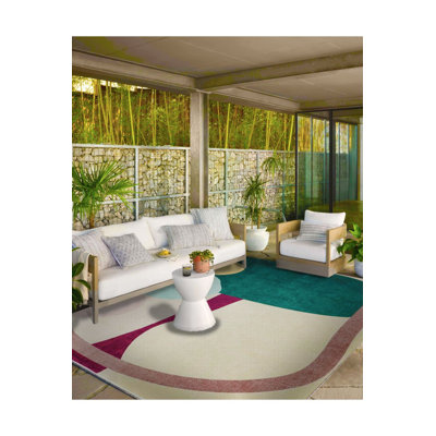 Washable Traditional Colorful Themed Woven Area Rug
