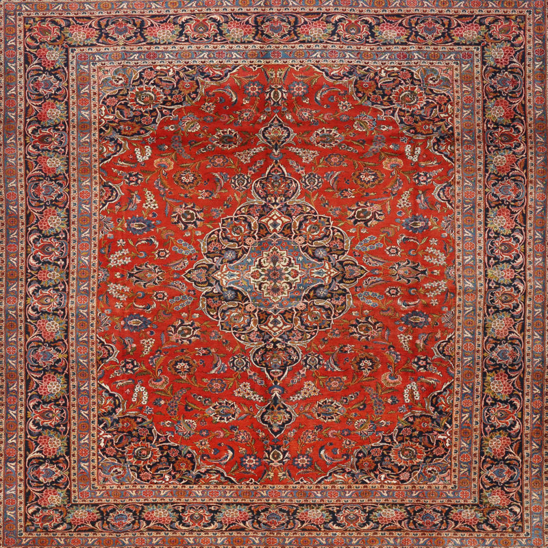 Brandon-Lee Oriental Indoor Rug, Square 6'