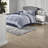 Elegant Navy Jacquard Bedding Sets, Polyester Comforter With Decorative Accents