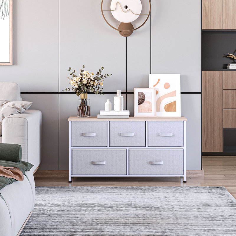 Commode de rangement Admer, Gris