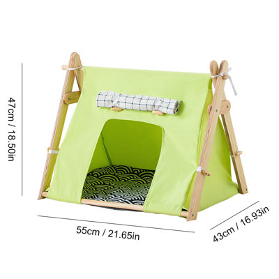 Pet Play Tent For Small Dogs & Cats, Portable Puppy Bed With Thick Cushion, Cat Play Tent Washable Tent Dog Play Tent Bed For Small Pets Up To 22Lbs Indoor Outdoor