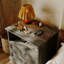 Table de chevet Auserine Elegent avec prise intégrée-1762163743