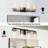 Froney 4-Light Dimmable Black Bathroom Vanity Light
