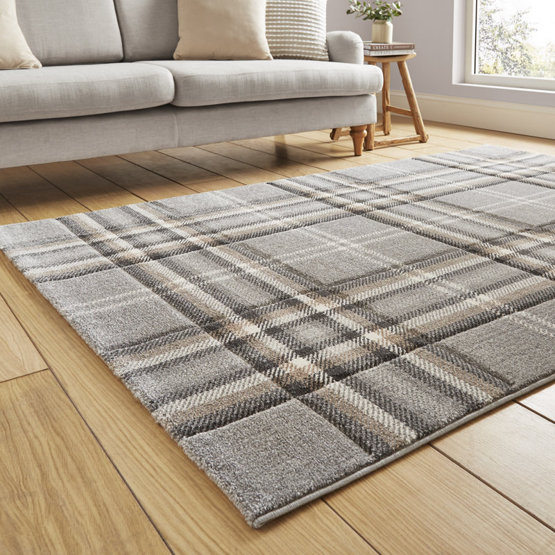 Geometric 160cm X 230cm Area Rug, Grey, Rectangle 160 x 230 cm