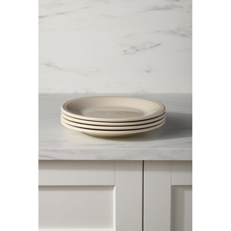Ensemble de 4 assiettes à dîner Linen Classic