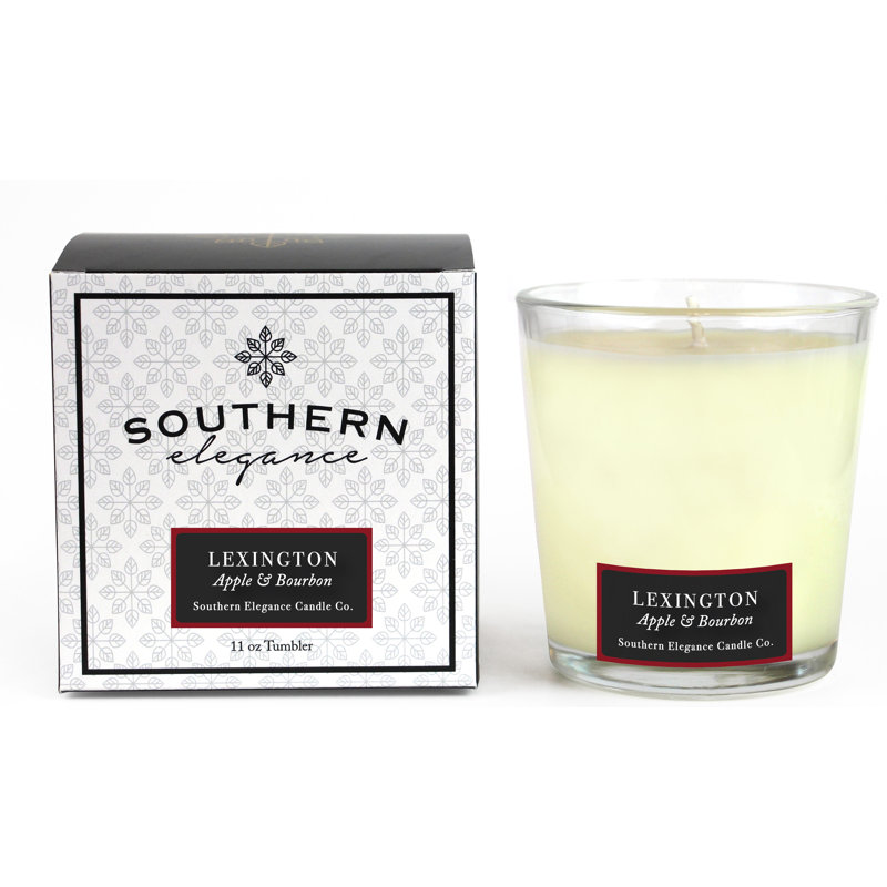 Apple And Bourbon Scented Jar Candle