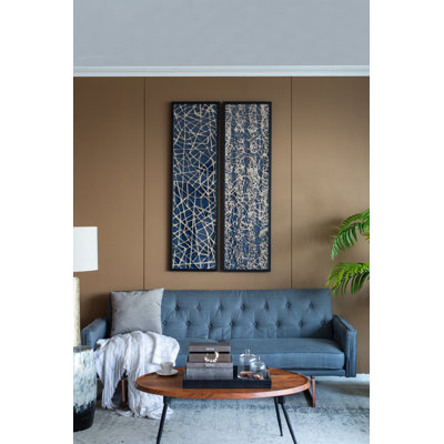 Rectangular Rice Paper Shadow Box Wall Art