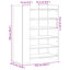 10 Pair Shoe Storage Cabinet-966363581