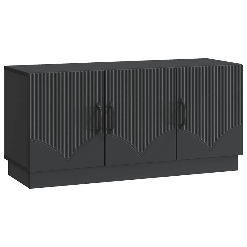Unfinished TV Stand for TVs up to 43", Black