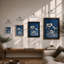 Wildflower Study Botanical - Framed Print-348706400-348706403