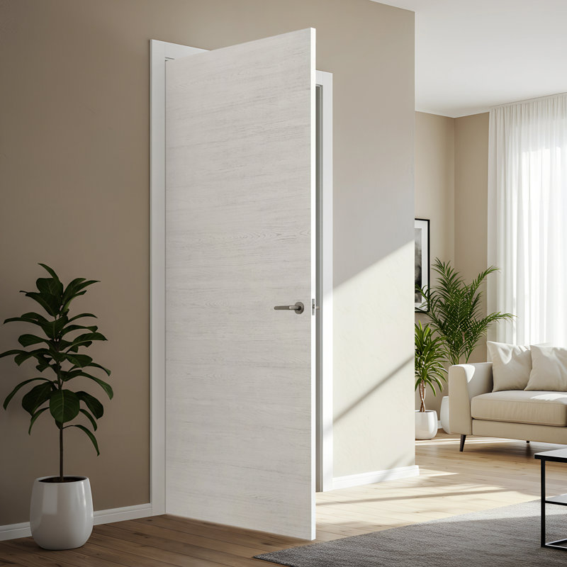 Dalle de porte intérieure blanche à texture creuse, 20 po x 90 po