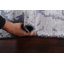 Tapis unique gris noué à la main nouvel âge 5 pi x 7 pi 11 po