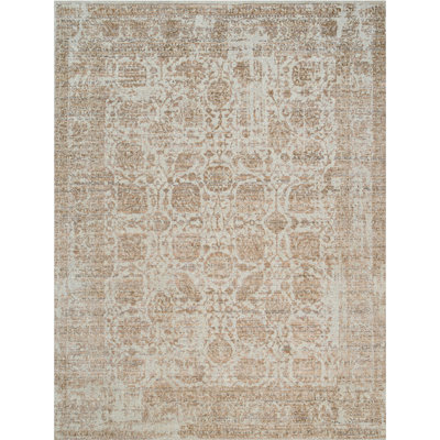 Ikat Area Rug in Gold