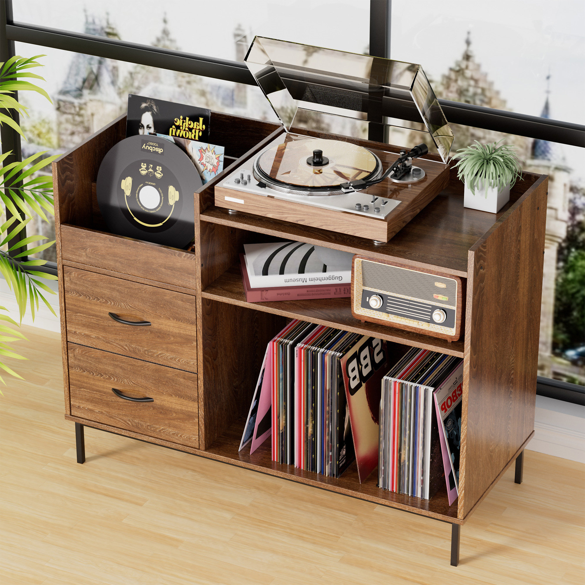 Wayfair Record Player Stand