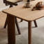 Table de salle à manger rectangulaire en bois massif-2104555134