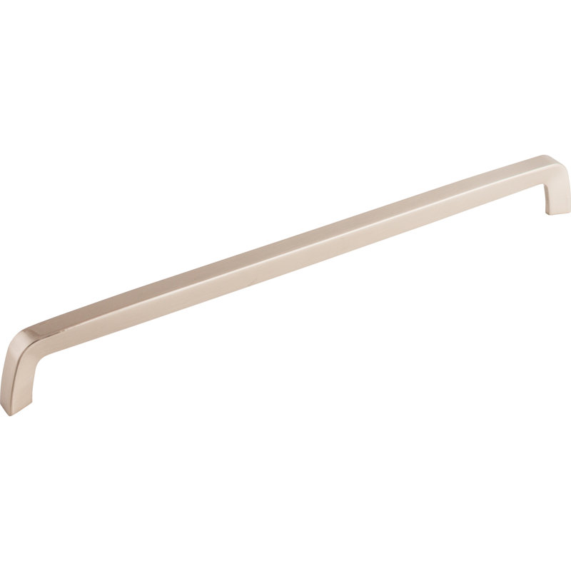 Tapered Bar Pull, Brushed Satin Nickel, 12 5/8" Center to Center