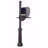 Berkshire Curbside Mailbox with Front Address Numbers with Fresno Post Included