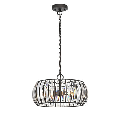 Motes 3 - Light Rubbed Bronze Unique/Statement Pendant