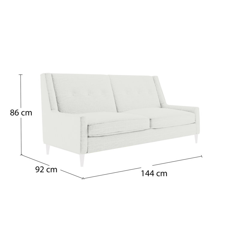 Augusta Plaza 2 Seater Loveseat, Turquoise