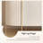 62.99"Modern minimalist and luxurious white storage cabinet and sideboard-403033489-403033491