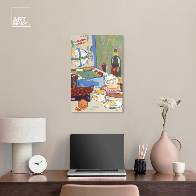 Wine and More Gallery Wrapped Canvas Print, 24" x 16"