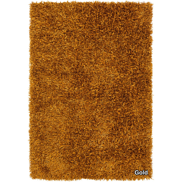 Tapis brun à poils longs Vinoe