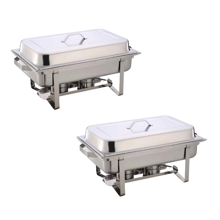 4-teiliges Warmhalteset 7,5L - Gold, 410 Edelstahl, Für Catering & Partys