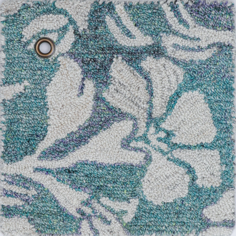 Camellia Hand Tufted Indoor/Outdoor Rug, Rectangle 5' x 8'