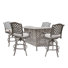 Metal Bar Set with Stools