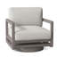 Tanah Teak Swivel Patio Chair with Cushions-66445031