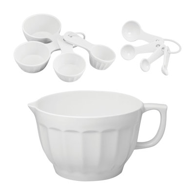 Latte Melamine Mixing Bowl Set