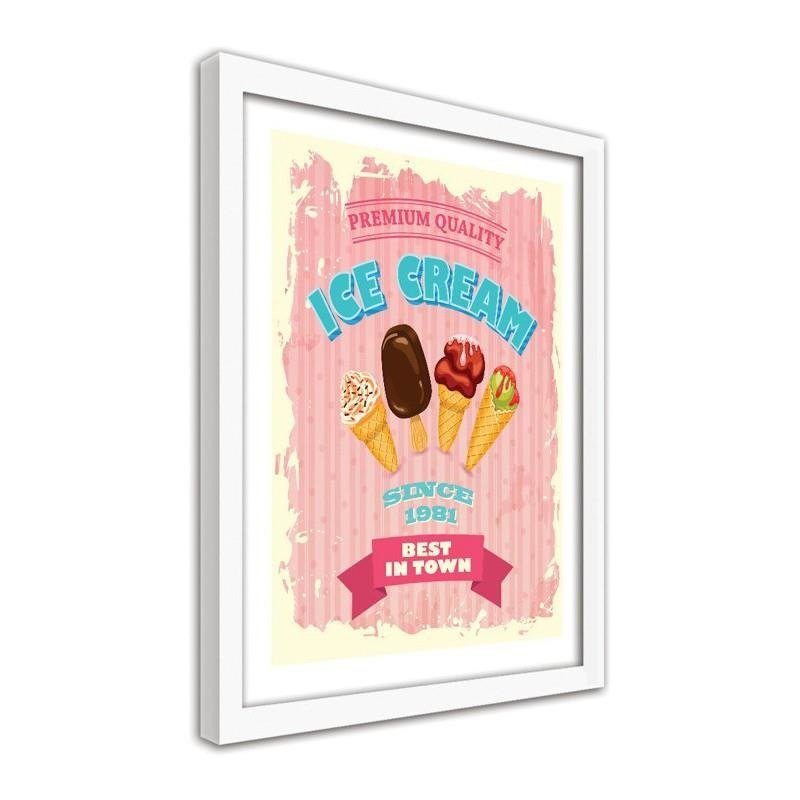 Gerahmtes Poster Ice Cream 2