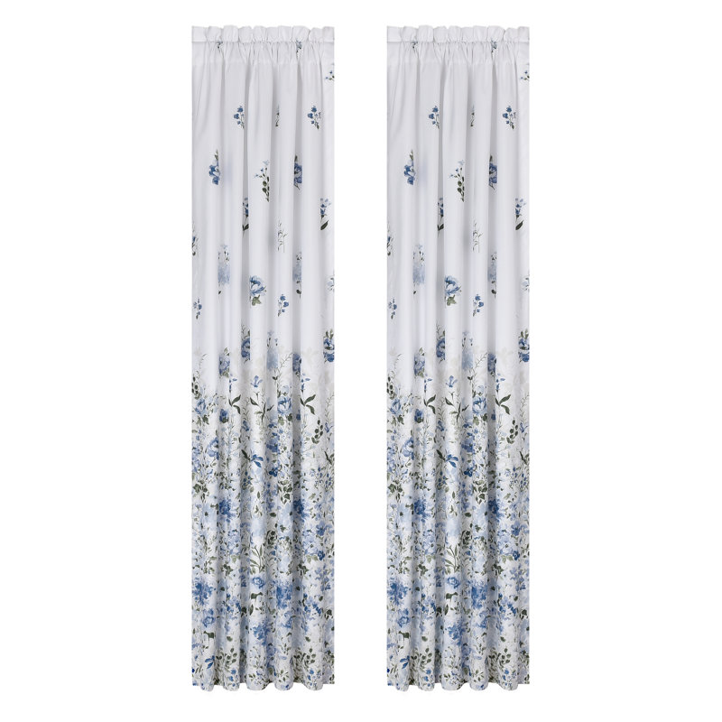 Kourtney 84" Window Panel Pair Blue