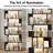 6-Tier Geometric Bookcase with Lighting-1365734062